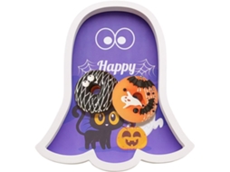Prato Para Petiscos Em Formato De Ghost - Tábua De Corte De Halloween