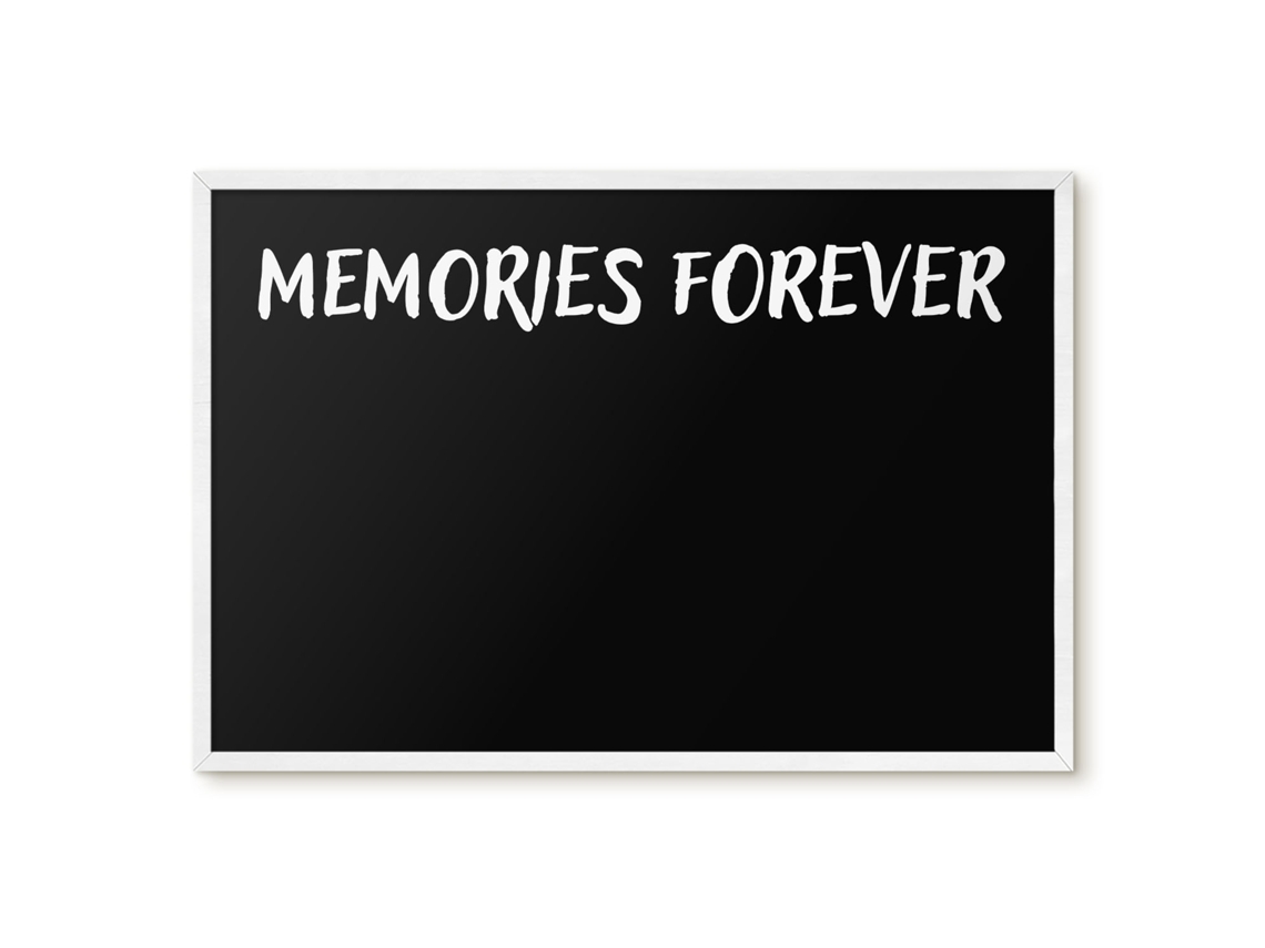 Magnetic Board Memories Forever For The Living Room Espelharte (60x40 Cm)