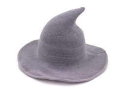 Chapéu de Bruxa Nova Line de lã, para Halloween, feminino, acessório de festa, cosplay | S/MARCA
