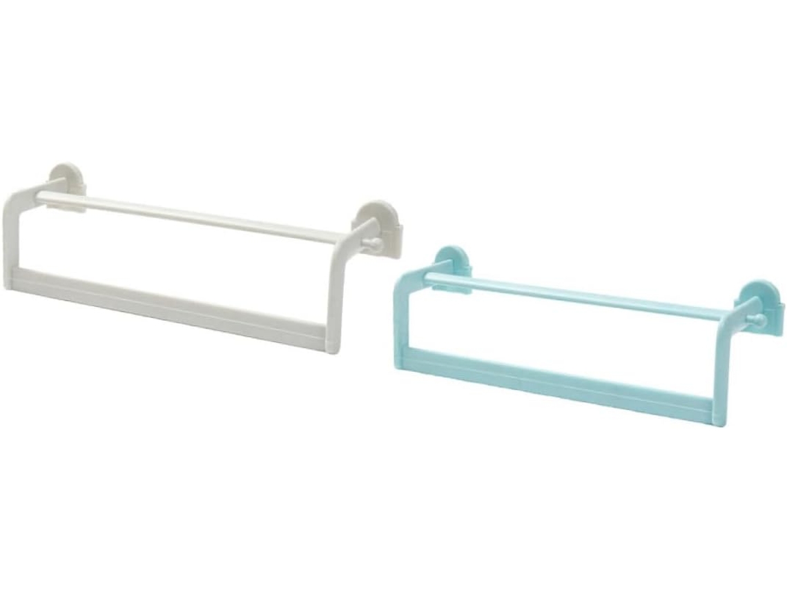 Suporte De Toalhas De Parede, Sem Necessidade De Furar, 2 Unidades, Suporte Duplo Para Toalhas, Ades Gokoco