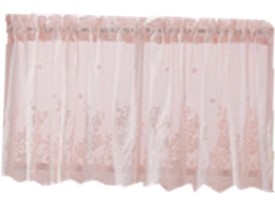 Cortina Curta De Renda De Poliéster Para Janela, Design Arejado E Translúcido, Ideal Para Cozinha, V Gokoco