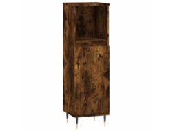 Bathroom Cabinet, Bathroom Cabinets Vidaxl Marrom Madeira Processada (n/a)