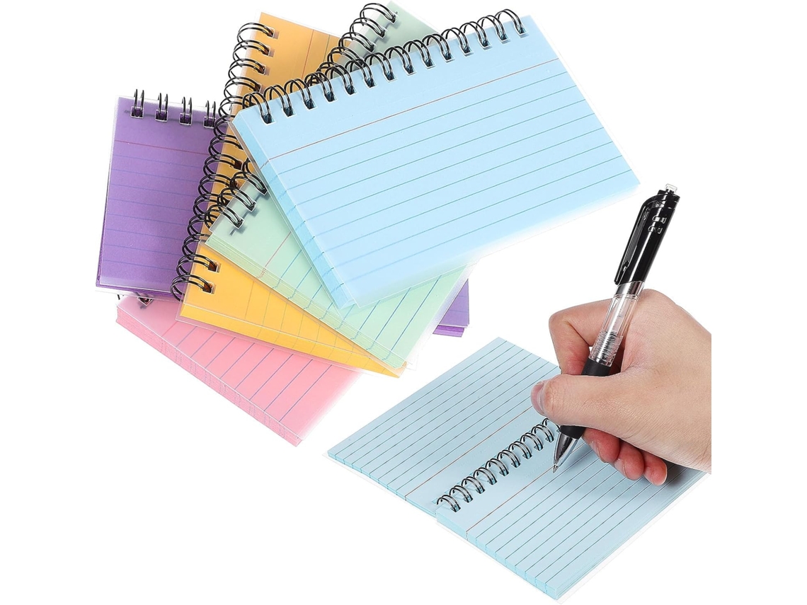 Petit Bloc-notes Portable À Lignes Horizontales, Lote De 5, Papel