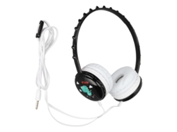 Aetheria fone de Ouvido Infantil com Fio Dinossauro Ajustável 3.5mm Estéreo para Crianças Bonito