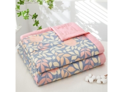 Colcha Acolchoada Fansu Capa de Cama Manta para Ar Condicionado Edredom Conjunto 100% Algodão Sofá com Estampa