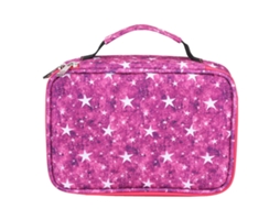 Estuche de Lápices Multicapa 72 Agujeros Capacidad Grande Bolsa Con Cremallera para Artistas Y Estudiantes Rojo
