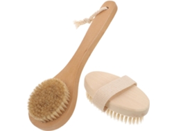 Lurelia Conjunto De 2 Escovas De Banho Para Duche, Pega Ergonómica, Uso Seco E Molhado E Limpeza Profunda