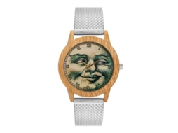 Reloj De Pulsera Analógico De Cuarzo Con Correa De Malla Plata Para Mujer Y Hombre Zhoulianfa