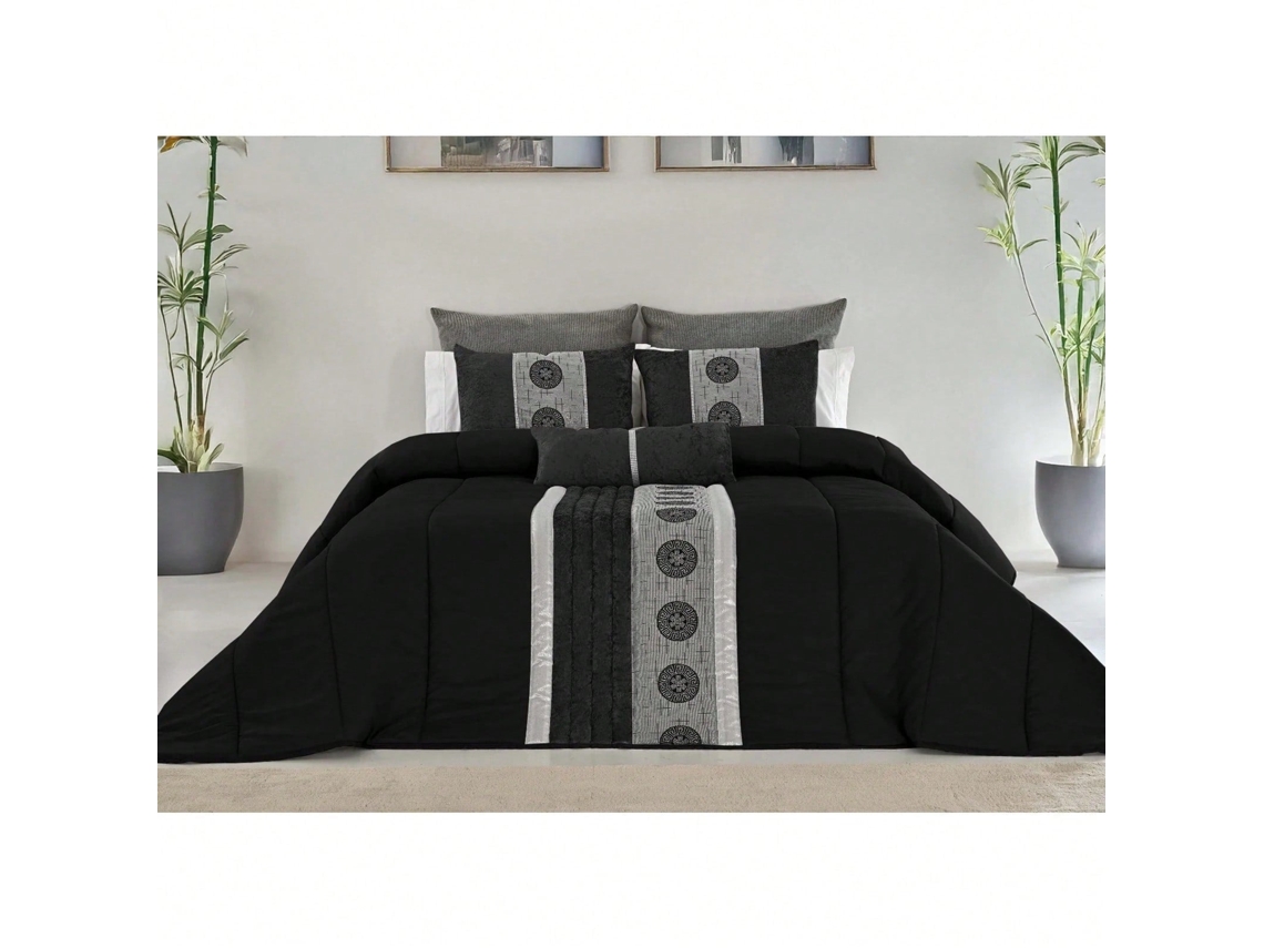 Edredom Dupla Face Bicolor Confortável para Cama 90 a 150 Cm