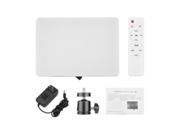 Painel de LED para vídeo e fotografia, luz de LED portátil, painel iluminador de LED