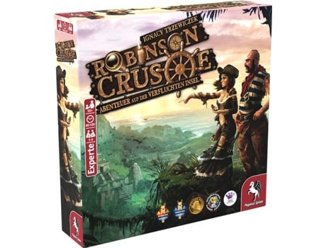 Pegasus Spiele Robinson Crusoe Jogo de Tabuleiro .