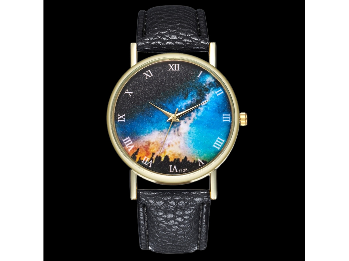 Relógio Star Watch Star Lady Masculino Youth Trend Quartz T123-a Preto