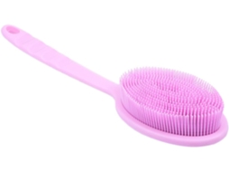 Escova De Banho Silicone Com Cabo Longo Eringogo Para As Costas, Escova Ergonômica Antialérgica, Acessório De Banho