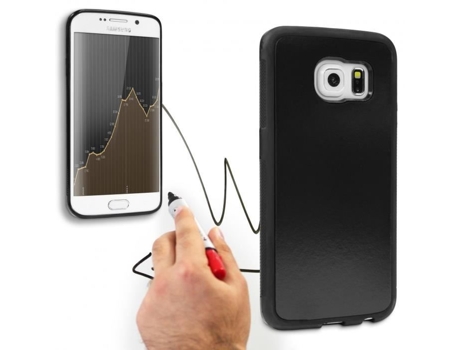 Capa Gravity Proteção Ótima Para Samsung Urcover Pele Sintética Preto