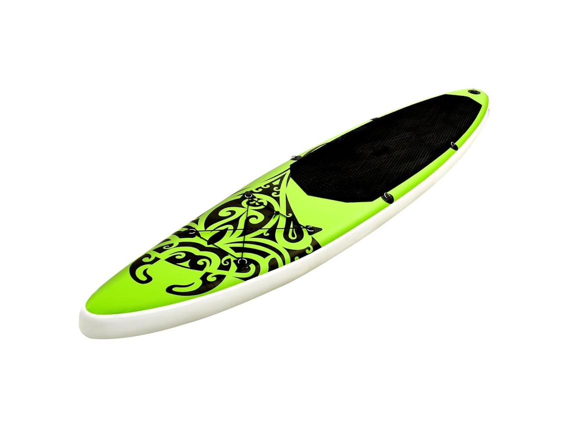 Maison Exclusive - Conjunto Prancha De Paddle Sup Insuflável 305x76x15 Cm Verde