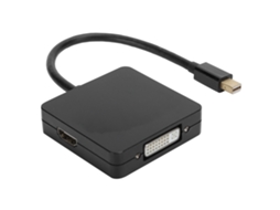 Adaptador LAXISCREED Mini Dp para Dp Dvi Hdmi 1080p
