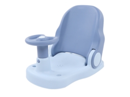 Mali assento de Banho para Bebê Antiderrapante Seguro Ajustável Pp Tpe Infantil Toddler Azul