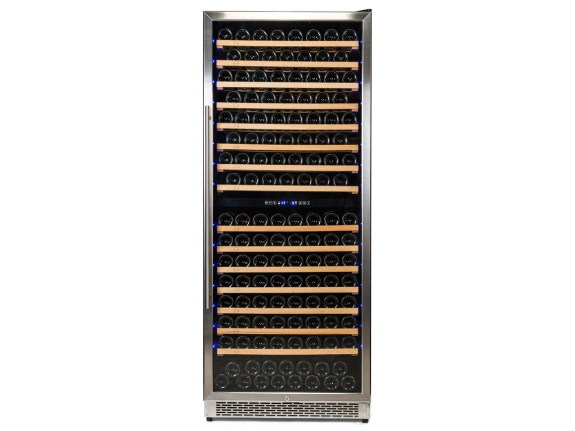 Cave de Vinho VINOBOX 300 Design 2T (300 Garrafas - Inox)
