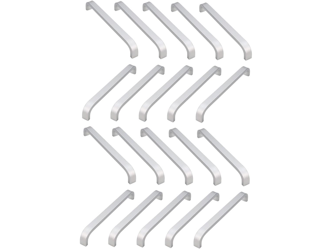 Gadpiparty Conjunto De 20 Puxadores Alumínio Para Armários, Guarda Roupas E Móveis