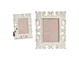 Moldura de Fotos Branco Mdf 21 X 2 X 26 Cm