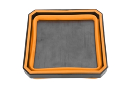 Mali bandeja Magnética de Ferramentas Silicone Portátil Plegável para Parafusos Porcas Parafusos Arruelas Laranja