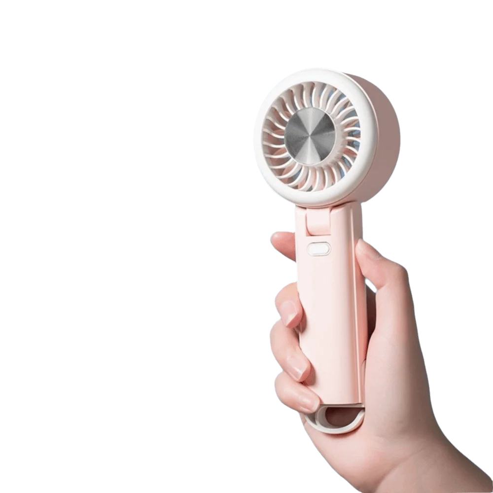 Ventilador elétrico MDUG de alta velocidade, USB, dobrável e ajustável