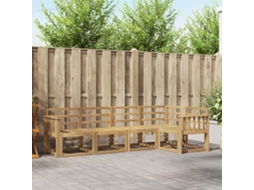 Vidaxl Conjunto De Sofás Para Exterior 5 Unid. Branco