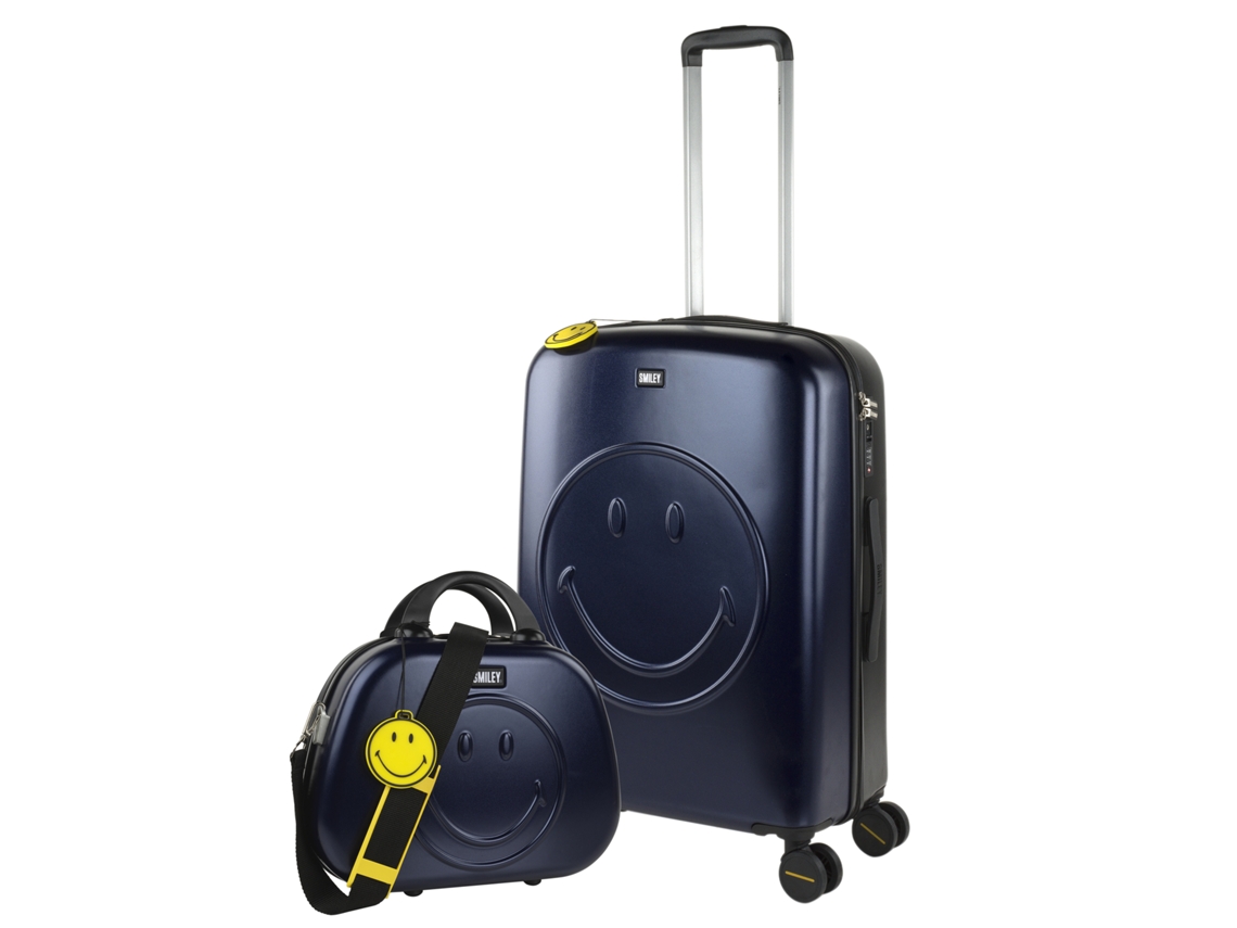 Conjunto de Malas SMILEY ORIGINALS Pc SMILEY ORIGINALS Preto 44X61X27 Cm 63L
