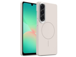 Capa Para Samsung Galaxy A26 5g Fina Circular Magsafe À Prova De Choque Dourada Em Policarbonato Summit Stone