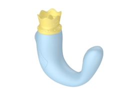 Vibrador 3 Em 1 Para Lamber A Lngua E Chupar Com Vrios Modos Para Mulheres (azul)