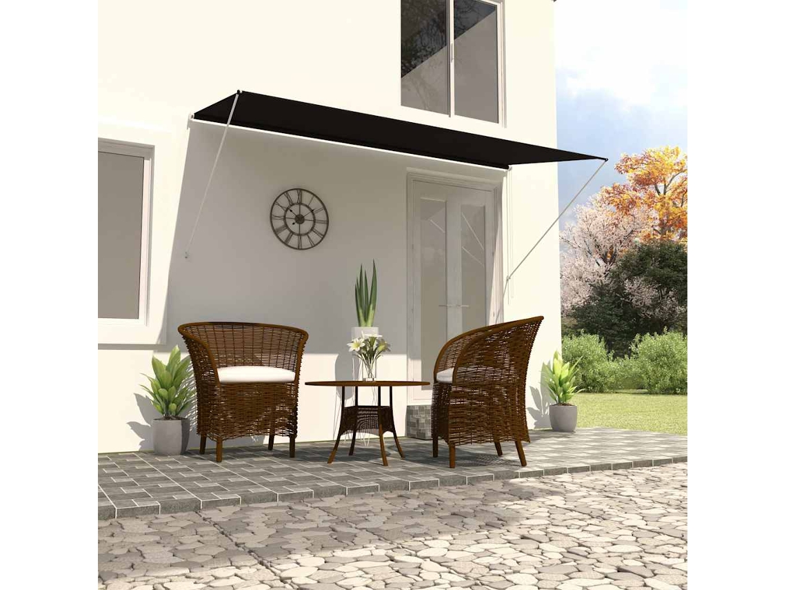 Vidaxl Toldo Retrátil 250x150 Cm Antracite