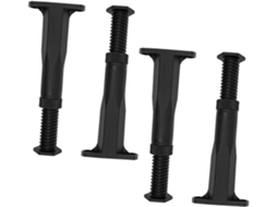 Inoomp Pés De Apoio Ajustáveis Para Cama, Conjunto De 4 Peças Em Plástico, Niveladores Para Móveis De 135a 220mm