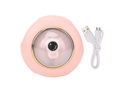 Aetheria aquecedor de Mãos Elétrico Recarregável 4000mah Portátil com Luz de Noite Rosa