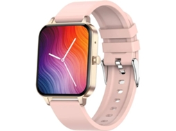 Relógio Inteligente Chamada Função Pagamento Ip68 Água Resistente Pedômetro Atividade Tracker Mensagem Lembrete Hr Sono Yizhood (rosa)