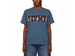 Rockinstone Rocky Movie Kay Oh Heather Navy Adult T-shirt Size:m