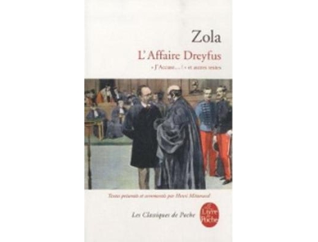 Livro l'affaire dreyfus de emile zola (francês)