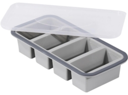 Forma Prática Para Sopa Com Tampa, Transparente, Fácil De Remover, Reutilizável Forma Para Cubos D Gokoco