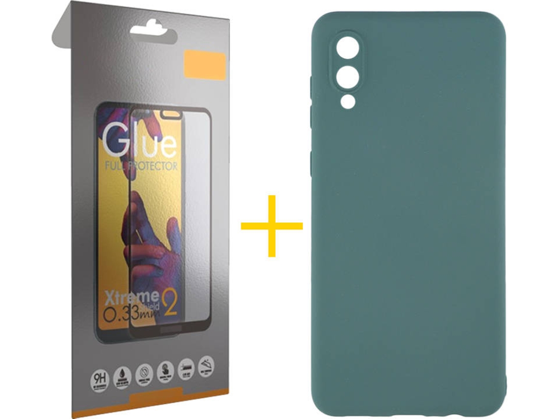 Capa e Película Samsung A02 SKYHE 2399 Verde
