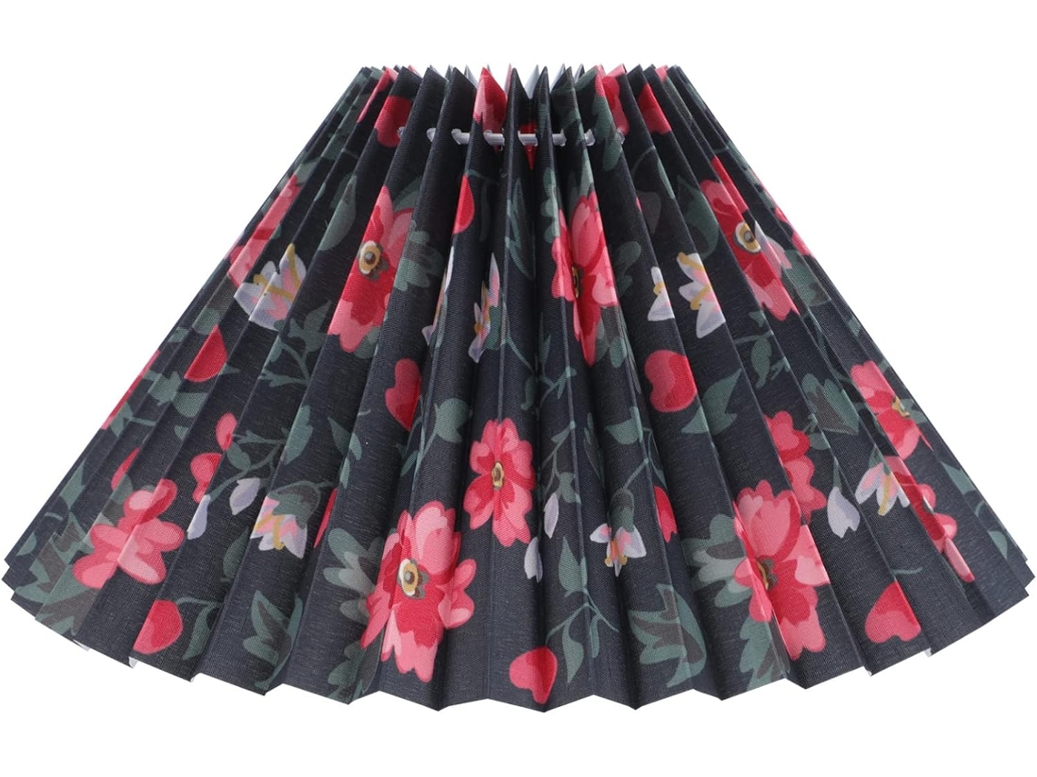 Abajur De Mesa Com Estampa Floral Retrô Para Decoração De Luminária De Chão.