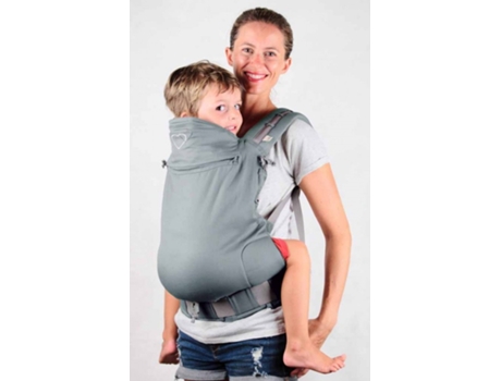 Mochila porta-bebês pré-escolar LING LING D'AMOUR P4 LING LING D'AMOUR, a partir de 2 anos, porta-bebês ergonômico com tecido tipo sling, leve, fresco e fácil de usar, eucalipto
