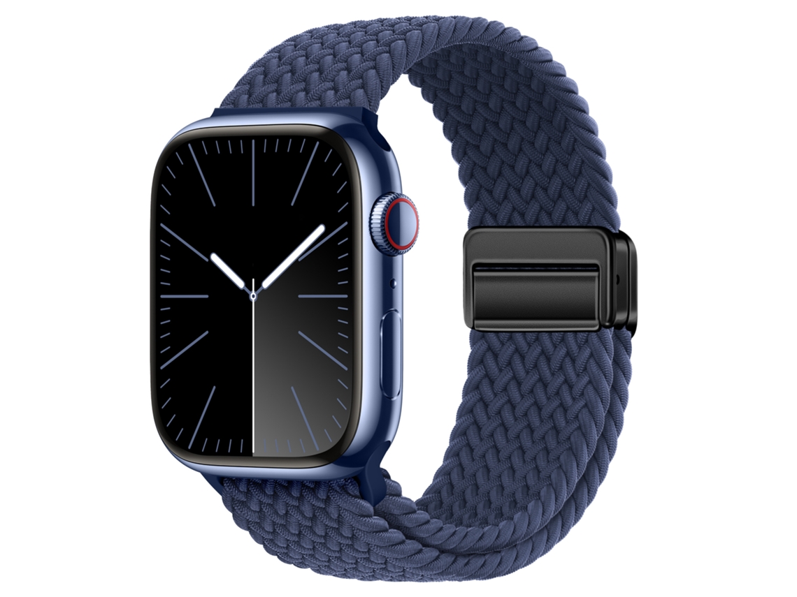 Bracelete Para Apple Watch 42/44/45/46/49mm Azul Escuro Cuich