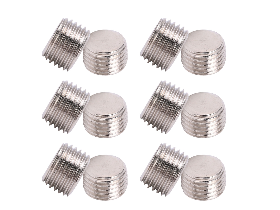 25pcs Plug Conexão Hexagonal Aço 1/4 Pneumática