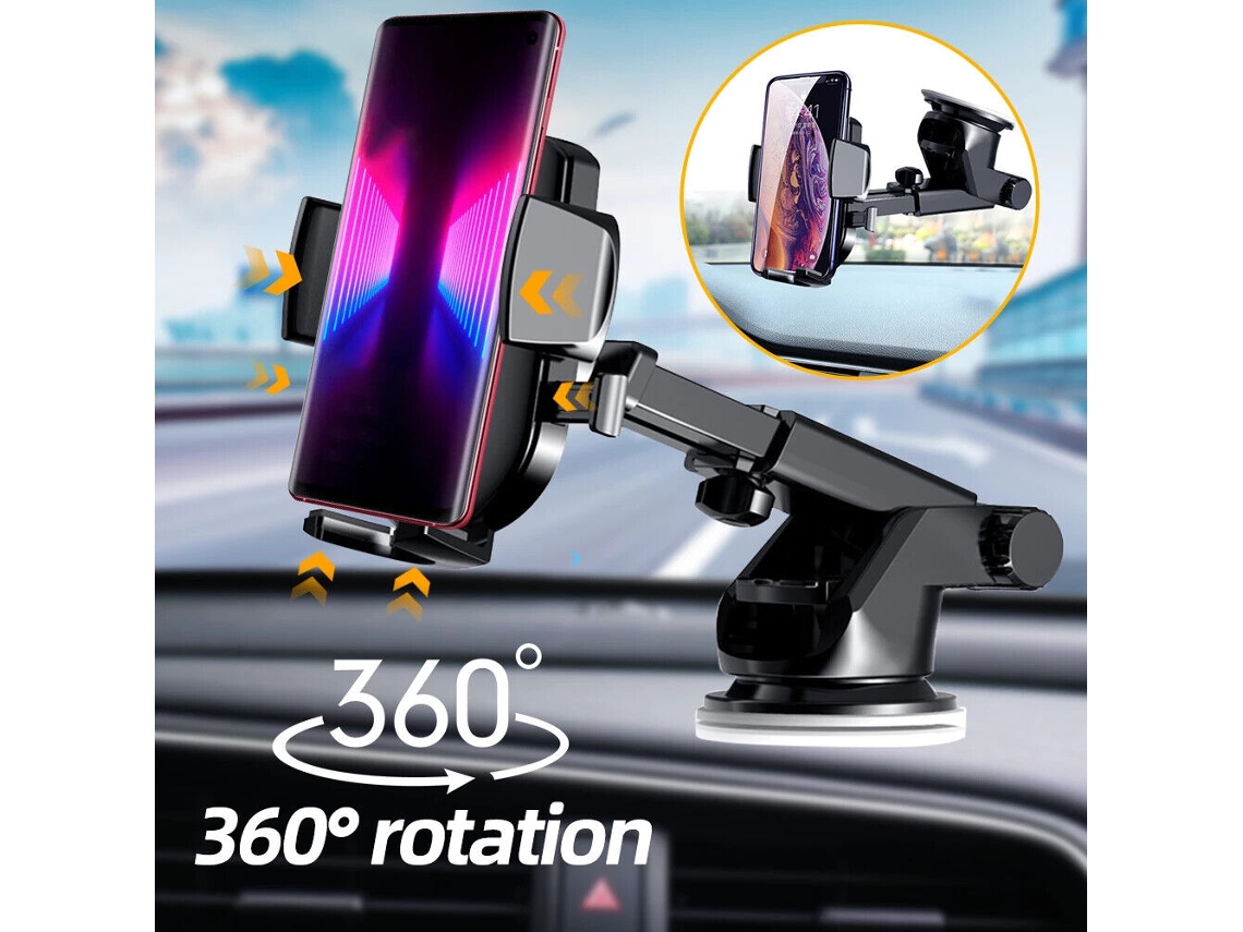 360°suporte Universal Para Carrosuportepainel De Instrumentos Do Para-brisacelular Gps-ventosa Vermelha1467 SUNNY SPACES