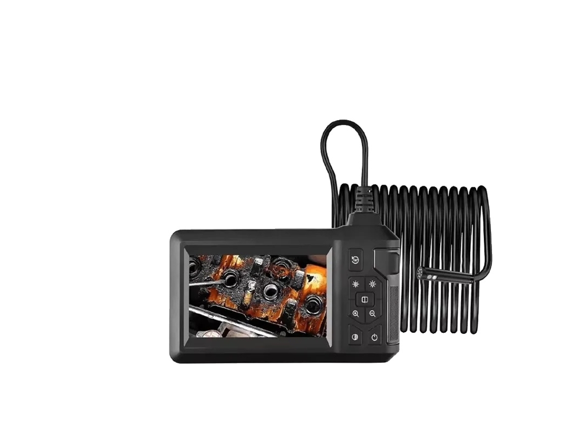 Câmera Endoscópica, Resolução Hd, Tela Lcd De 4,3 Polegadas, 8mm Lente Dupla A, 10m A Oem