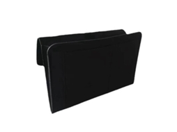 Organizador de cabeceira antiderrapante com bolsa de feltro Slowmoose para sofá, com bolsa lateral para pendurar, vermelho