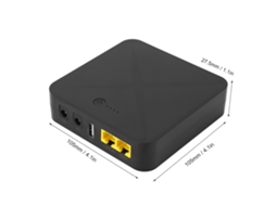 Laxiscreed Ups Ininterrupta Para Routers E Câmeras Com Portas Poe 24v, Energia Confiável