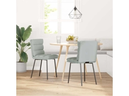 Maison Exclusive - Cadeiras De Jantar 2 Pcs Veludo Cinzento-claro