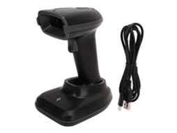 Scanner Sem Fio 2.4g para Código de Barras e Qr Code Leitura Rápida Precisa para Loja Logística Varejo
