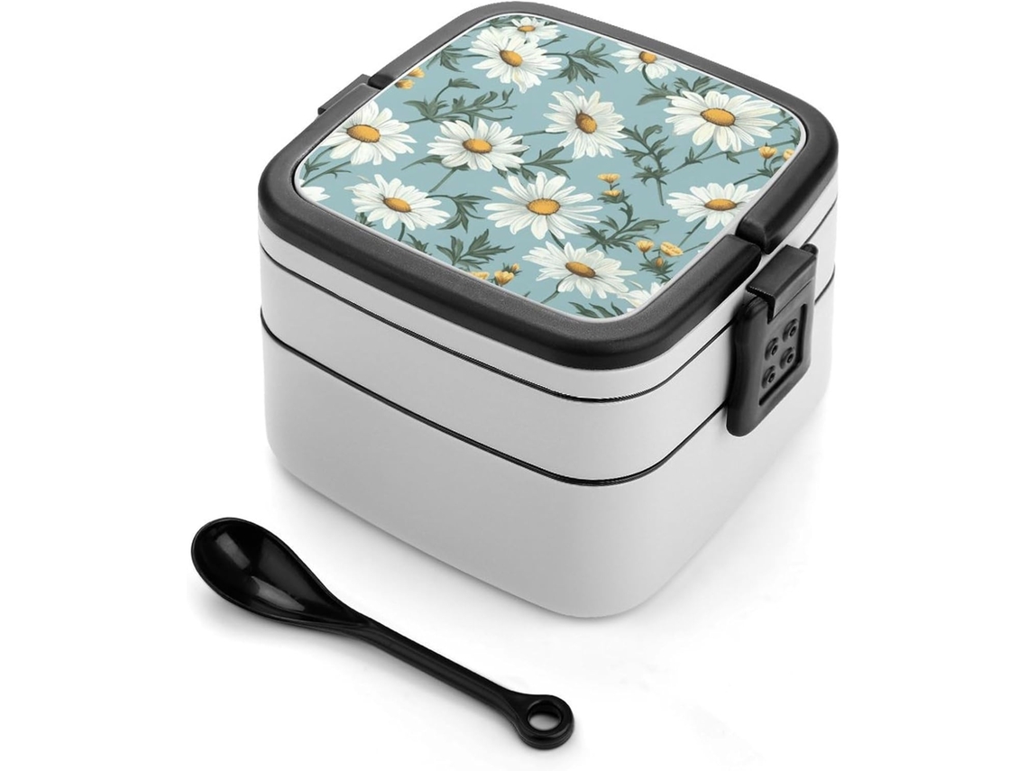 Daisy Marmita Retangular Empilhável, À Prova De Vazamentos, Com Design Moderno E Minimalista, Ideal Para Refeições Em
