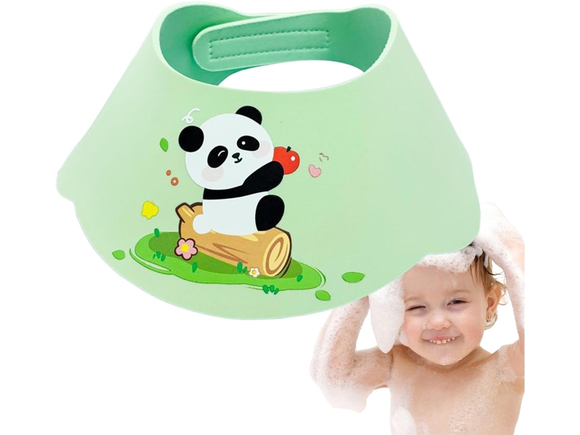 Touca De Banho Infantil | Viseira Resistente À Água Para Lavar O Cabelo, Proteção Ajustável Para Manter O Cabelo Seco